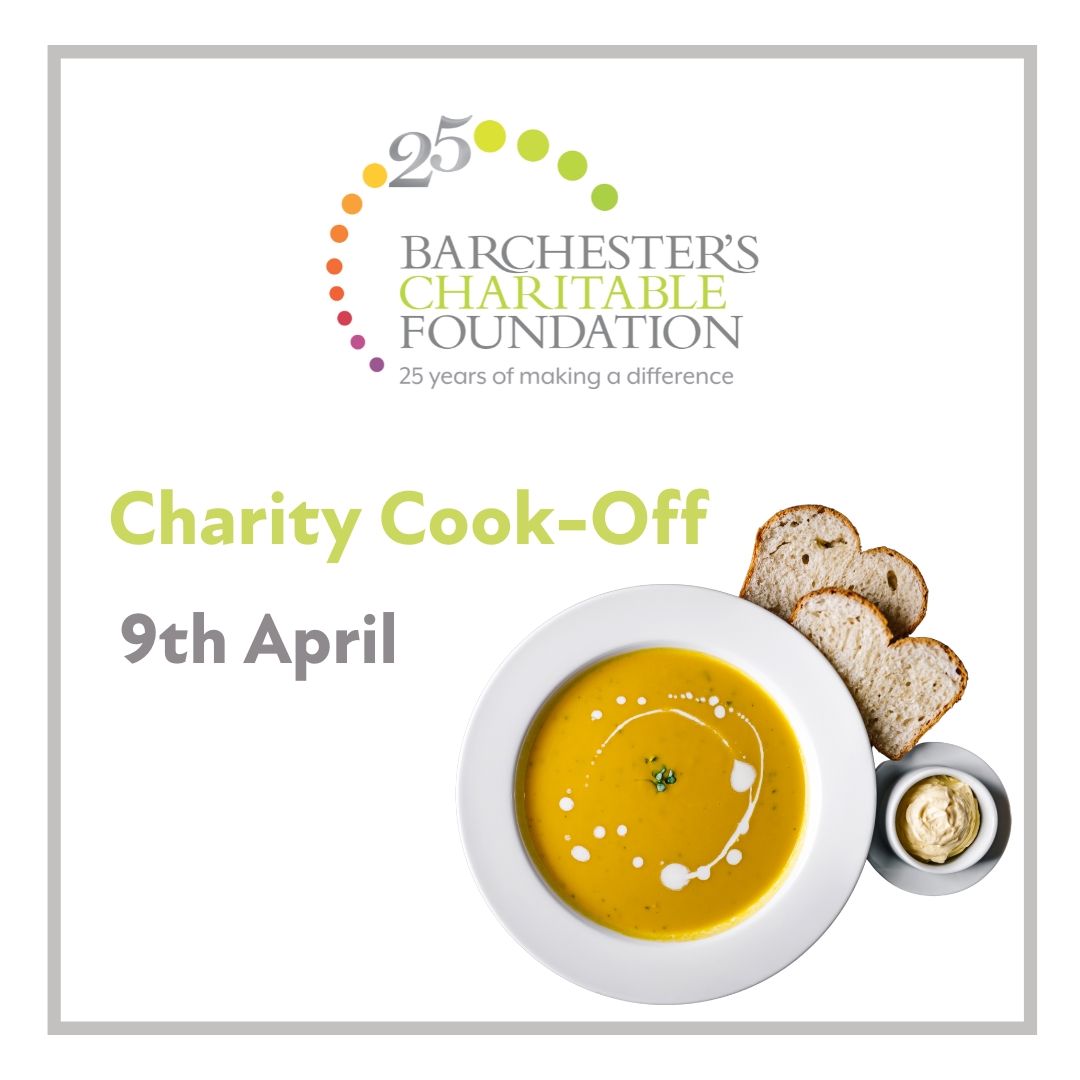 Charity cook-off poster