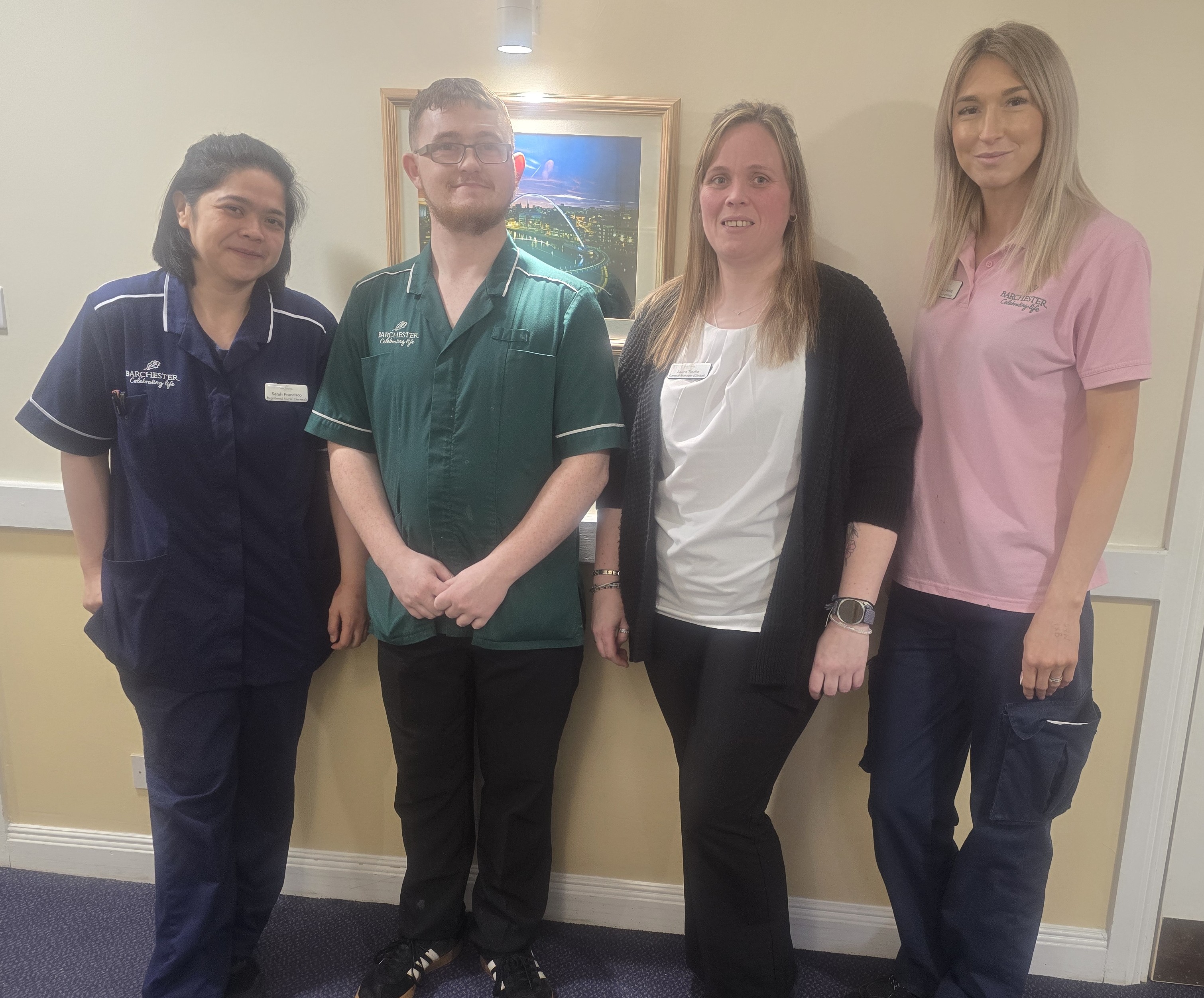 Chester Court walking team