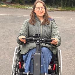 260337 Gemma with her handbike