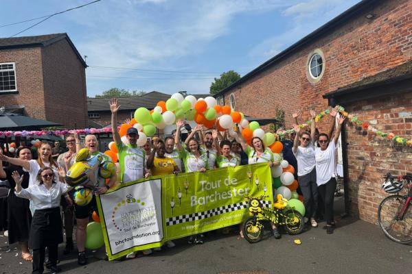 group pic of the 2025 cyclists