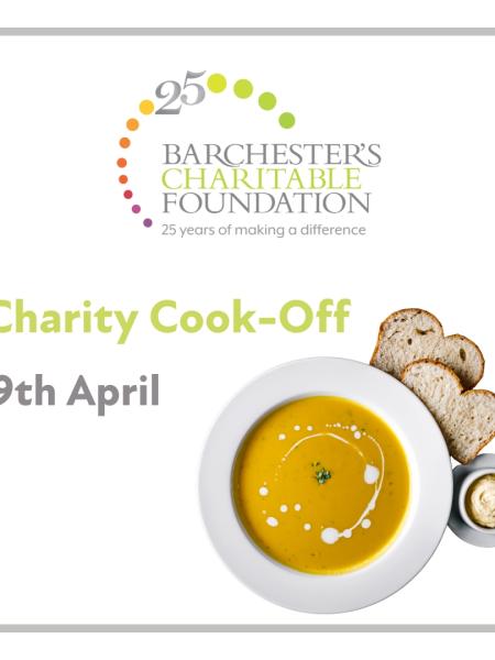 Charity cook-off poster 