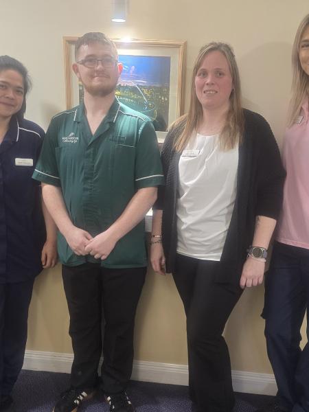 Chester Court walking team
