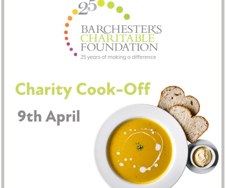 Charity cook-off poster