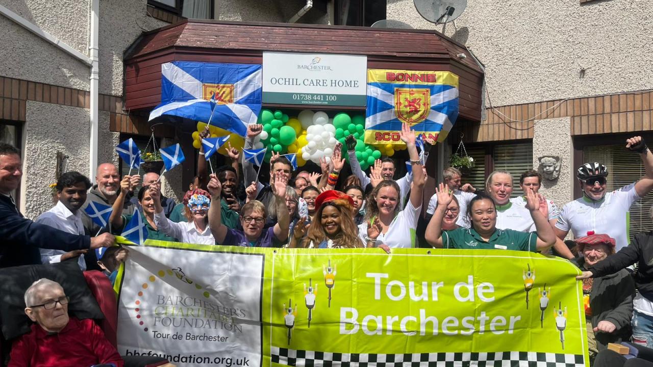 Tour de Barchester at Ochil care home