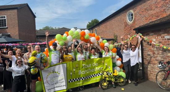 group pic of the 2025 cyclists