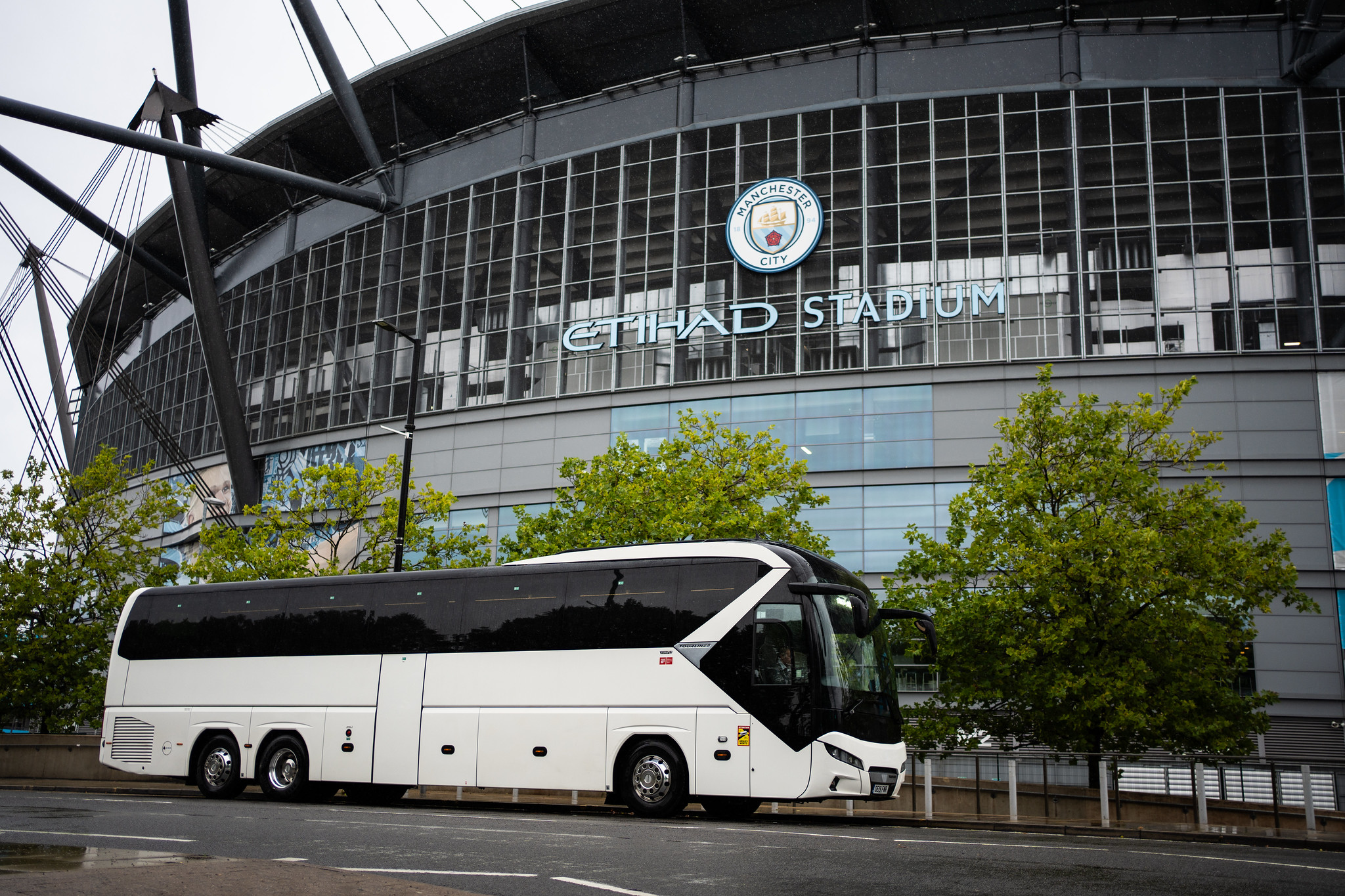 Bullocks coach at Man City's Etihad Stadium