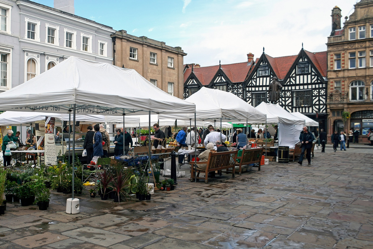 Shrewsbury  for the market and much more