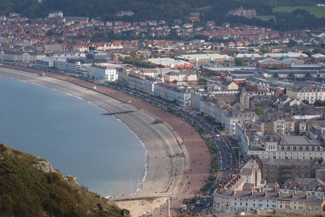 Llandudno beach front