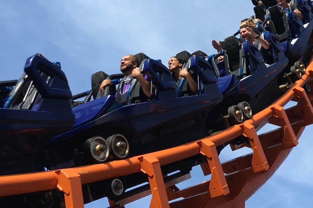 School trip end of year fun at Drayton Manor