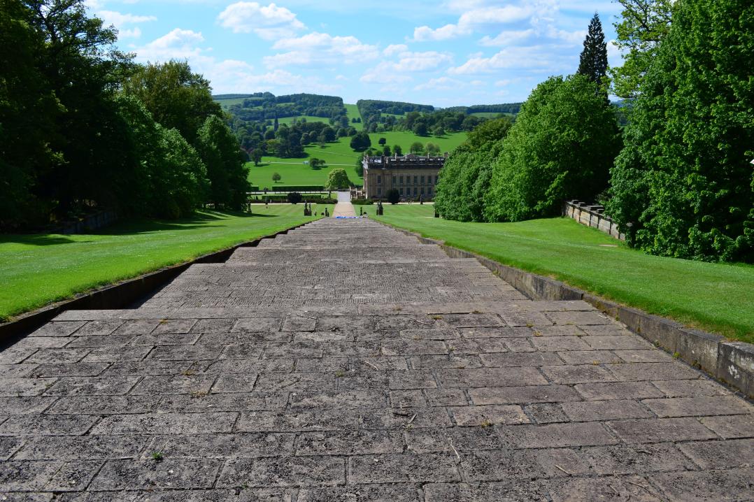 Chatsworth House Gardens path