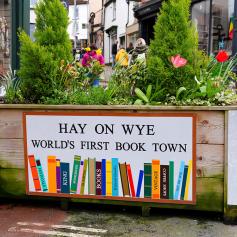 Hay On Wye in the  Brecon & Black Mountains 