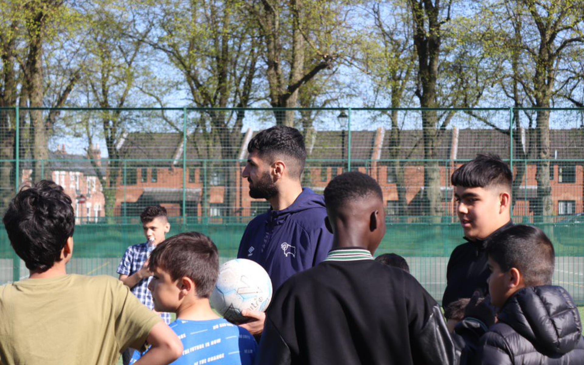Group being coached by a DCCT staff member