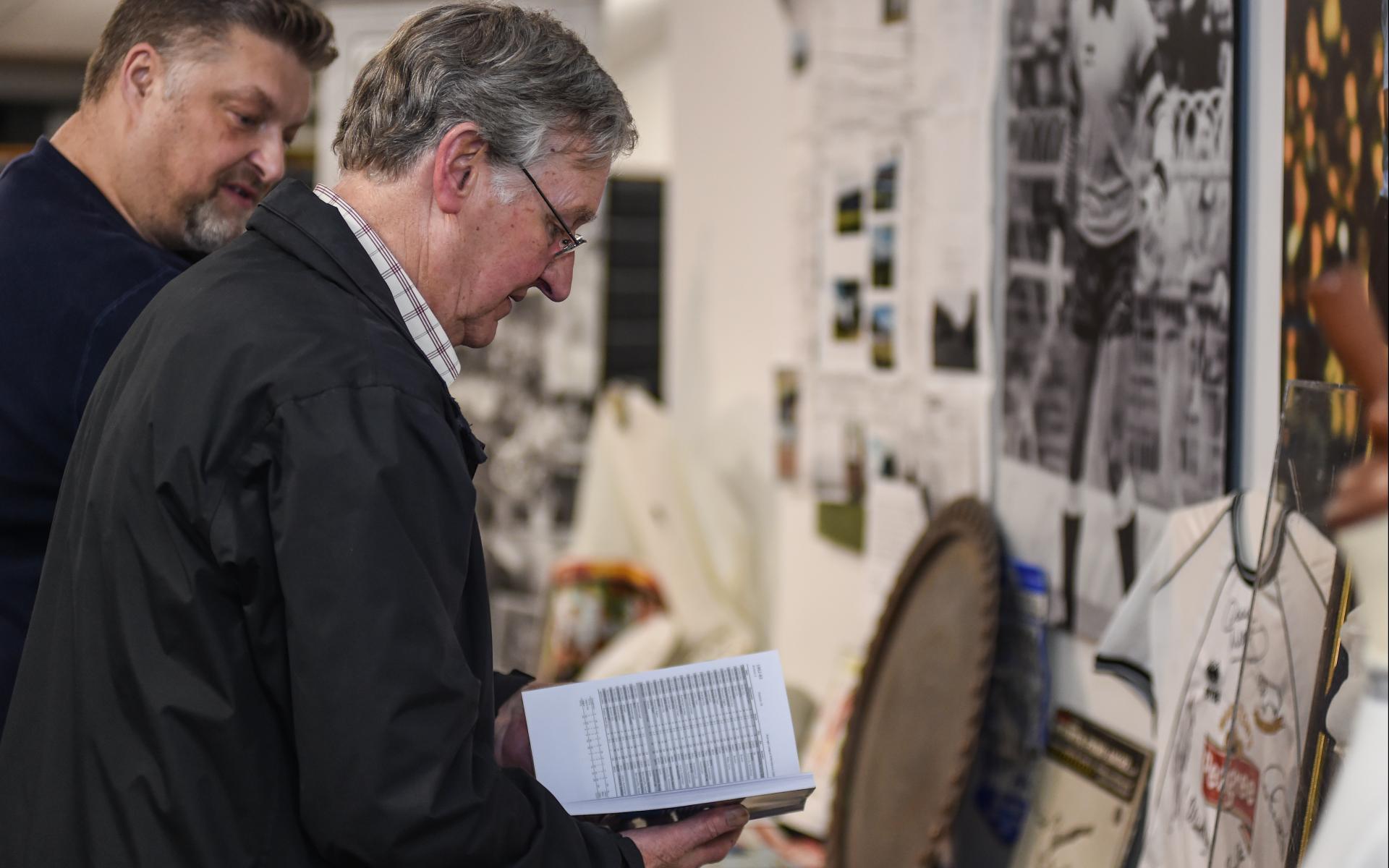 Two men reading