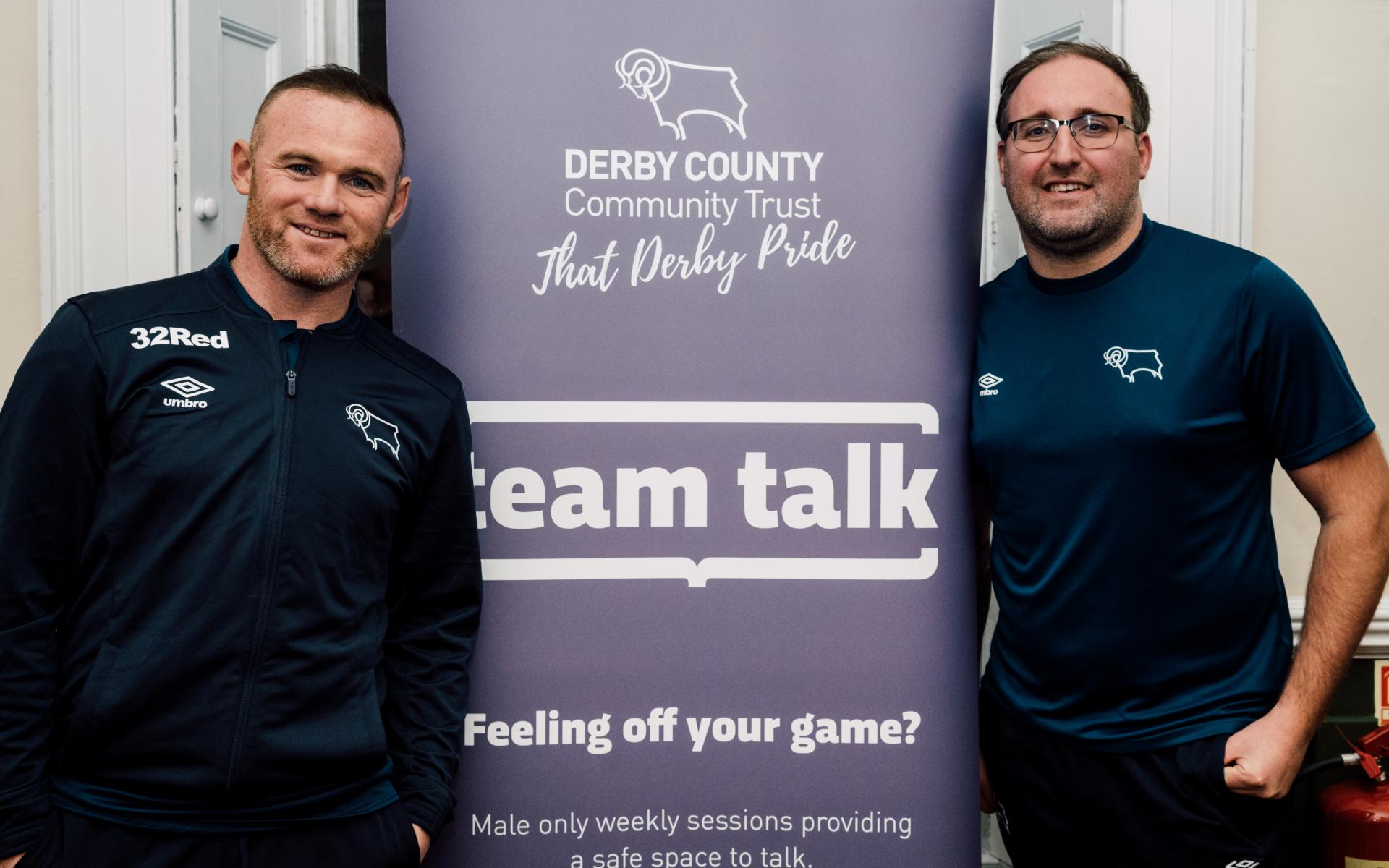 Wayne Rooney at Team Talk session