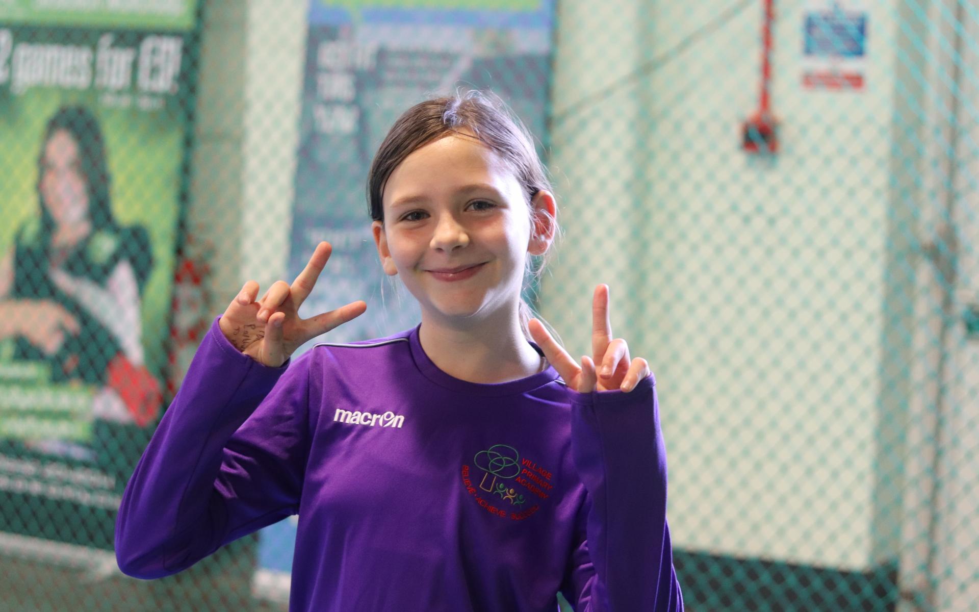 Child taking part in physical activity