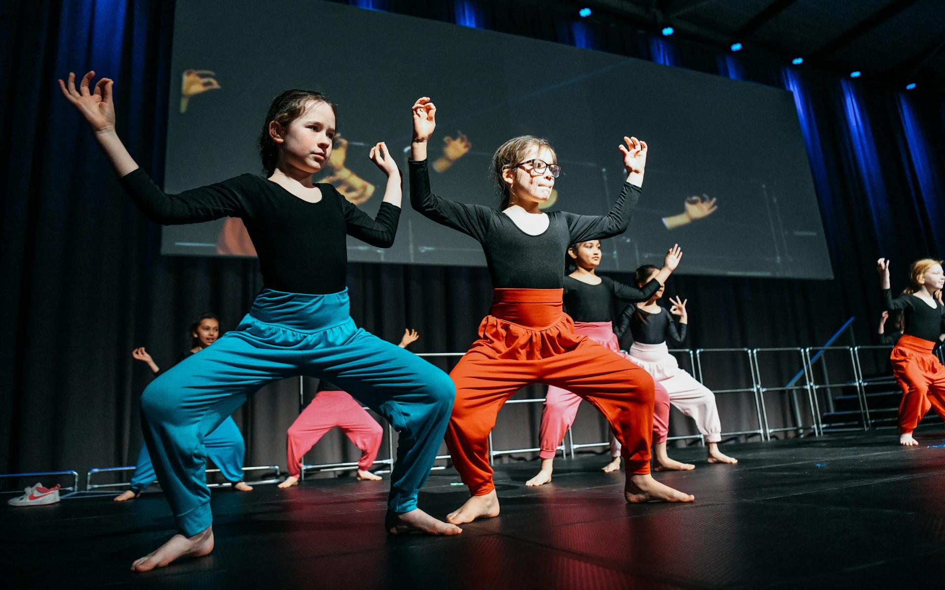 Children dancing