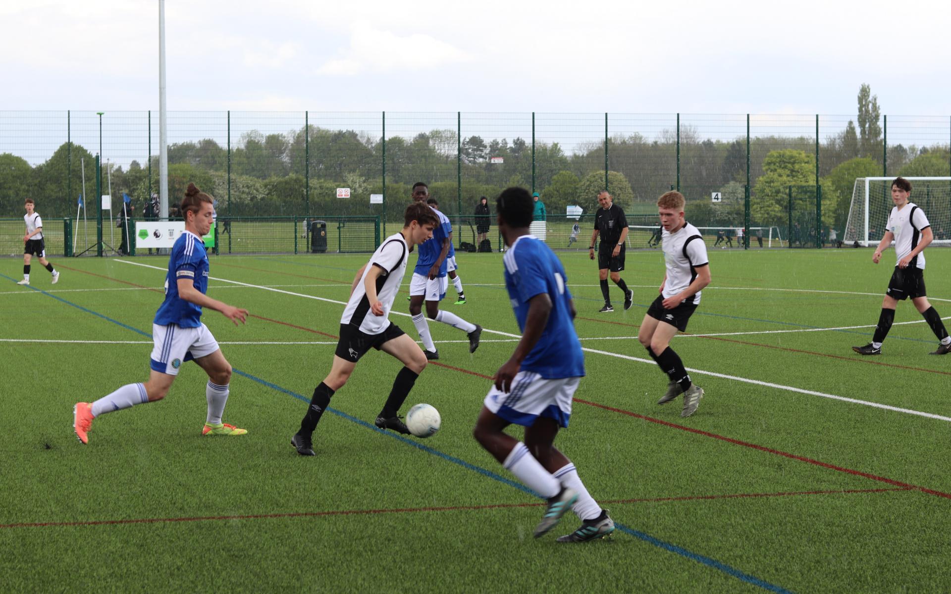 Match action: Derby County vs Macclesfield