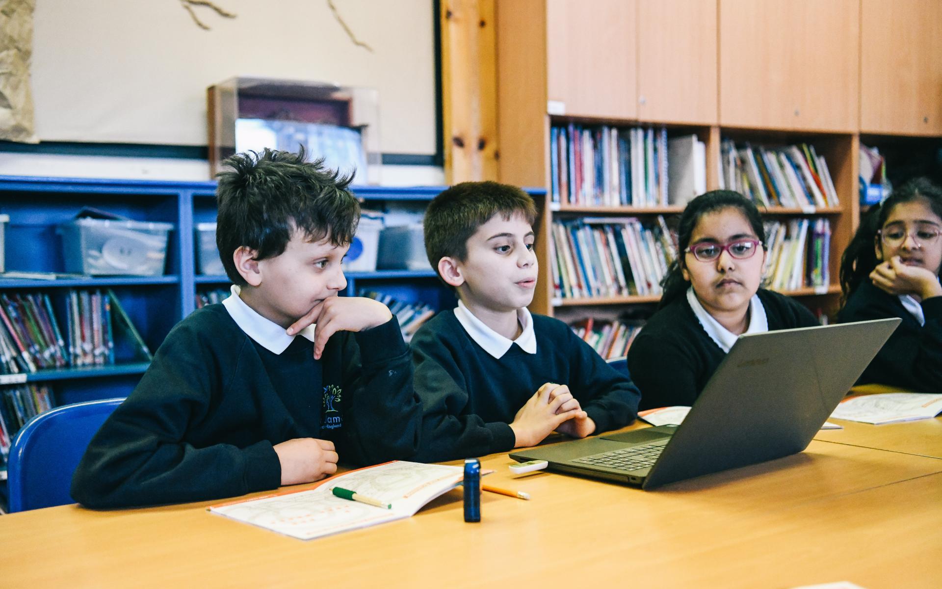 Child on laptop
