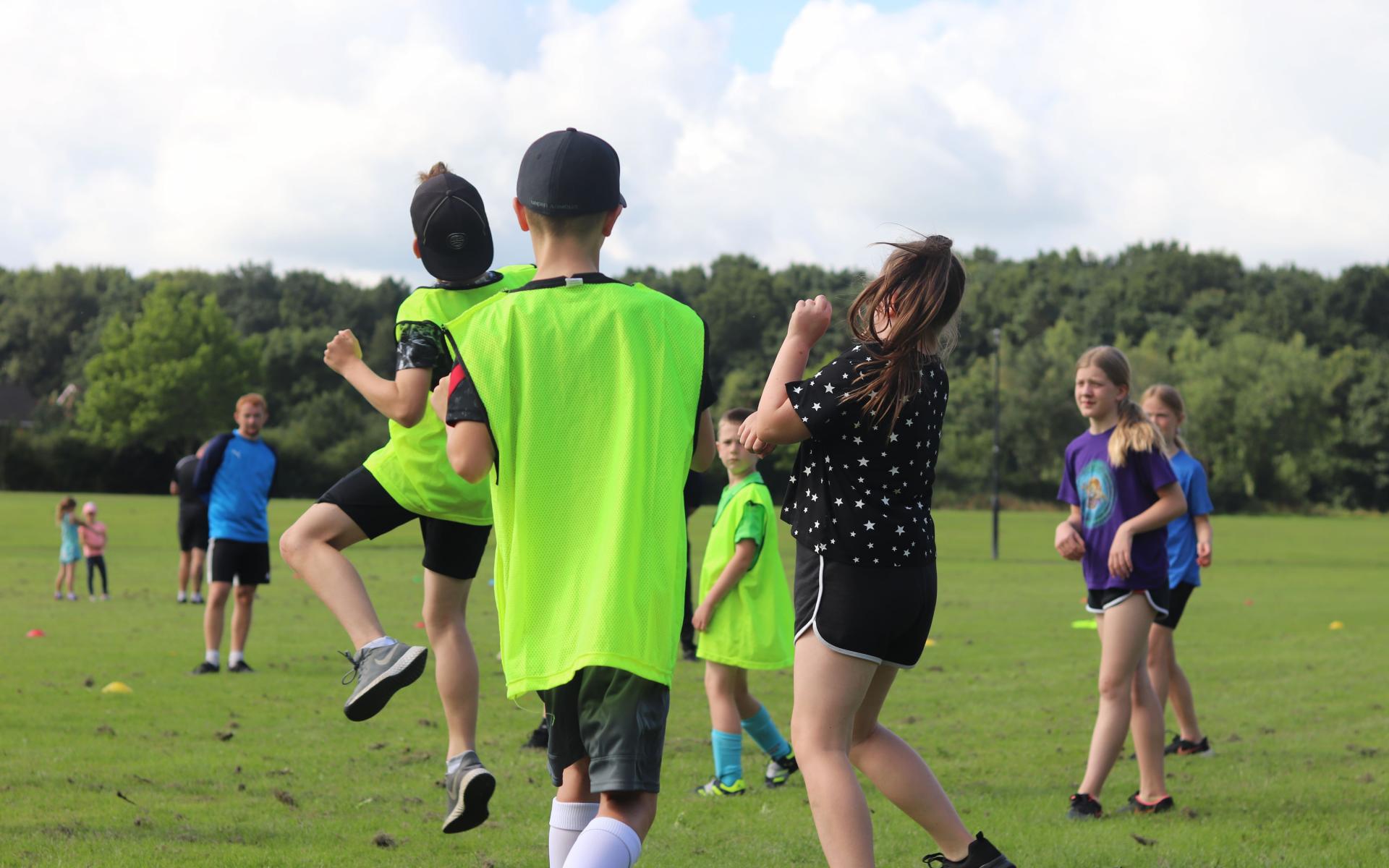 Participants enjoy sport at Somersall Park