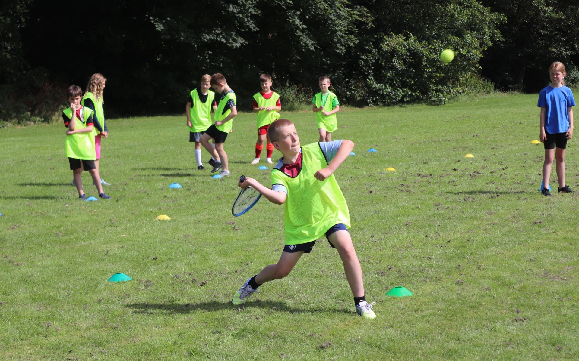 Participants enjoy sport at Somersall Park