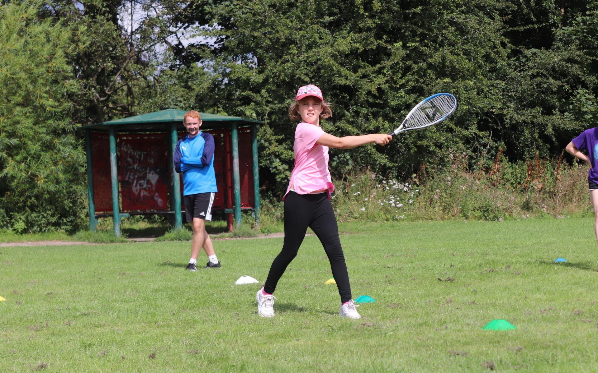 Participants enjoy sport at Somersall Park