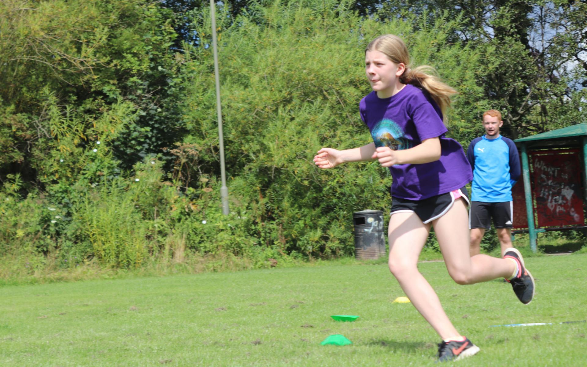 Participants enjoy sport at Somersall Park