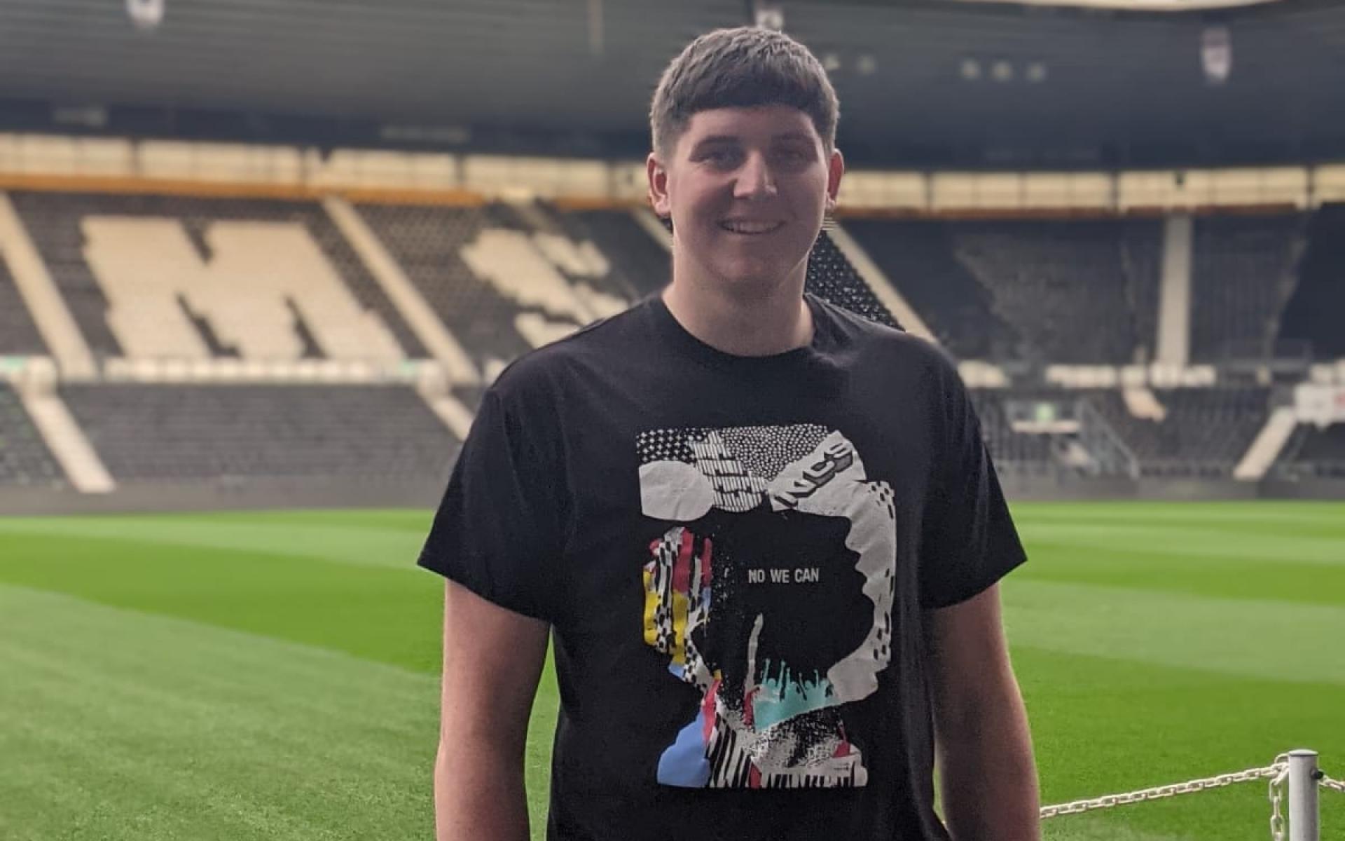 NCS Graduate of the year, sixteen-year-old Luke Preston