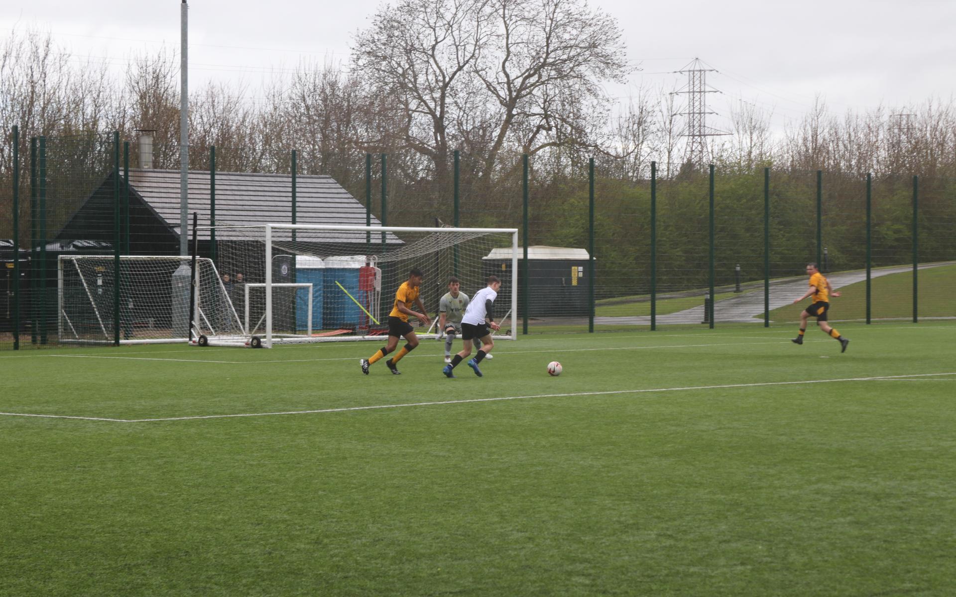 Player of the Match Jevan in action