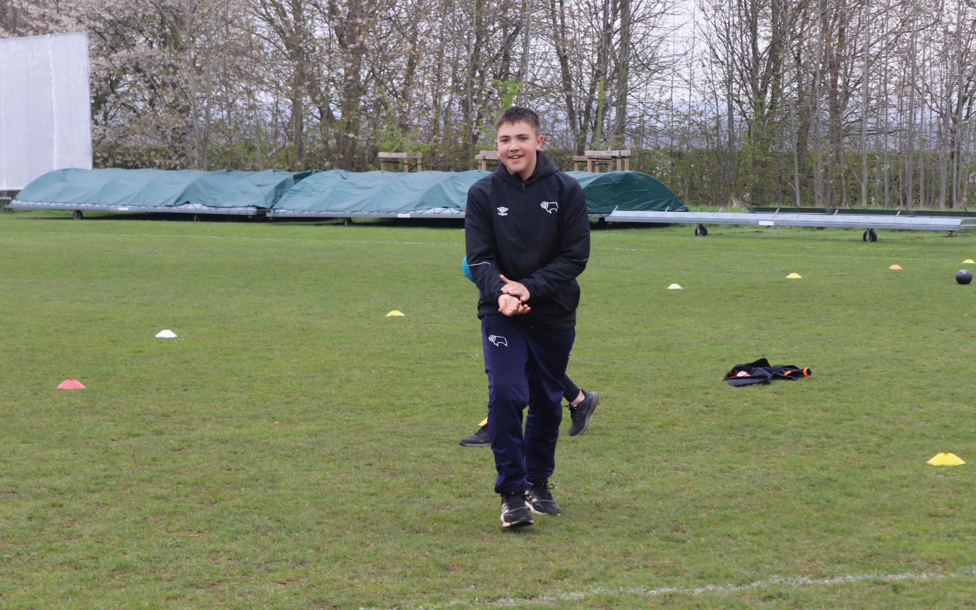 Dylan at a Sports Leaders Go Lead Event 