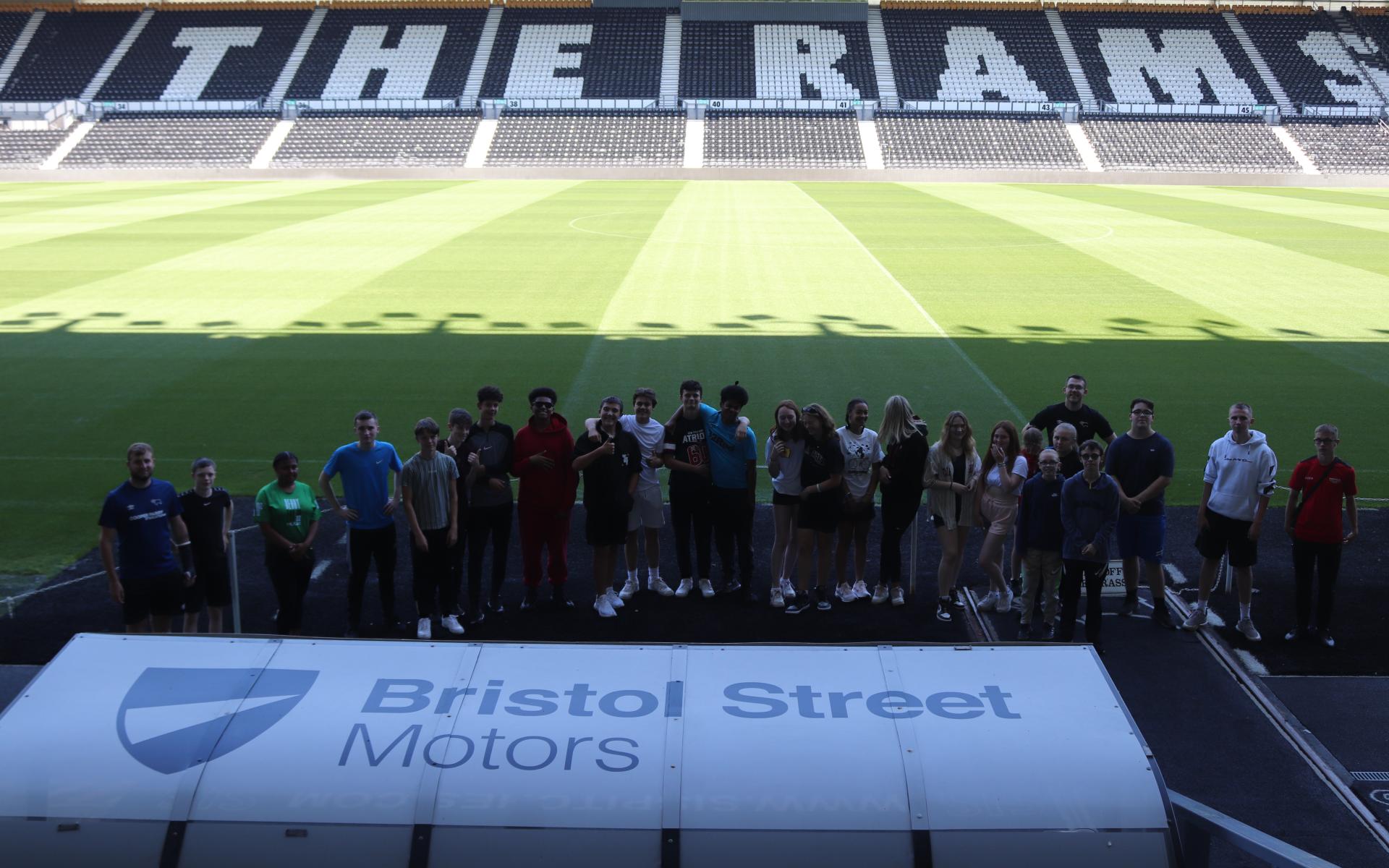 Our Participants At Pride Park Stadium 