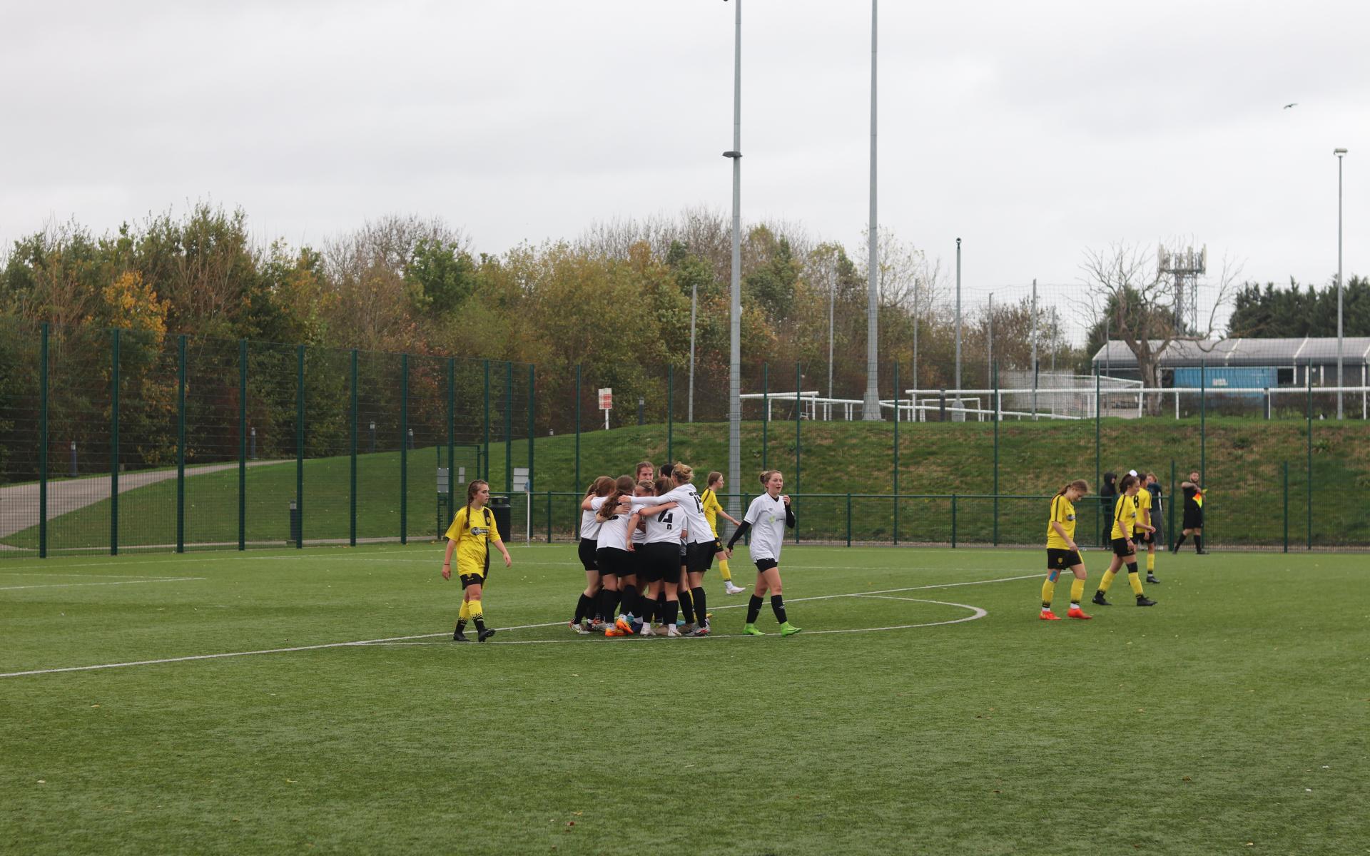 Team Celebrate Their Second Goal