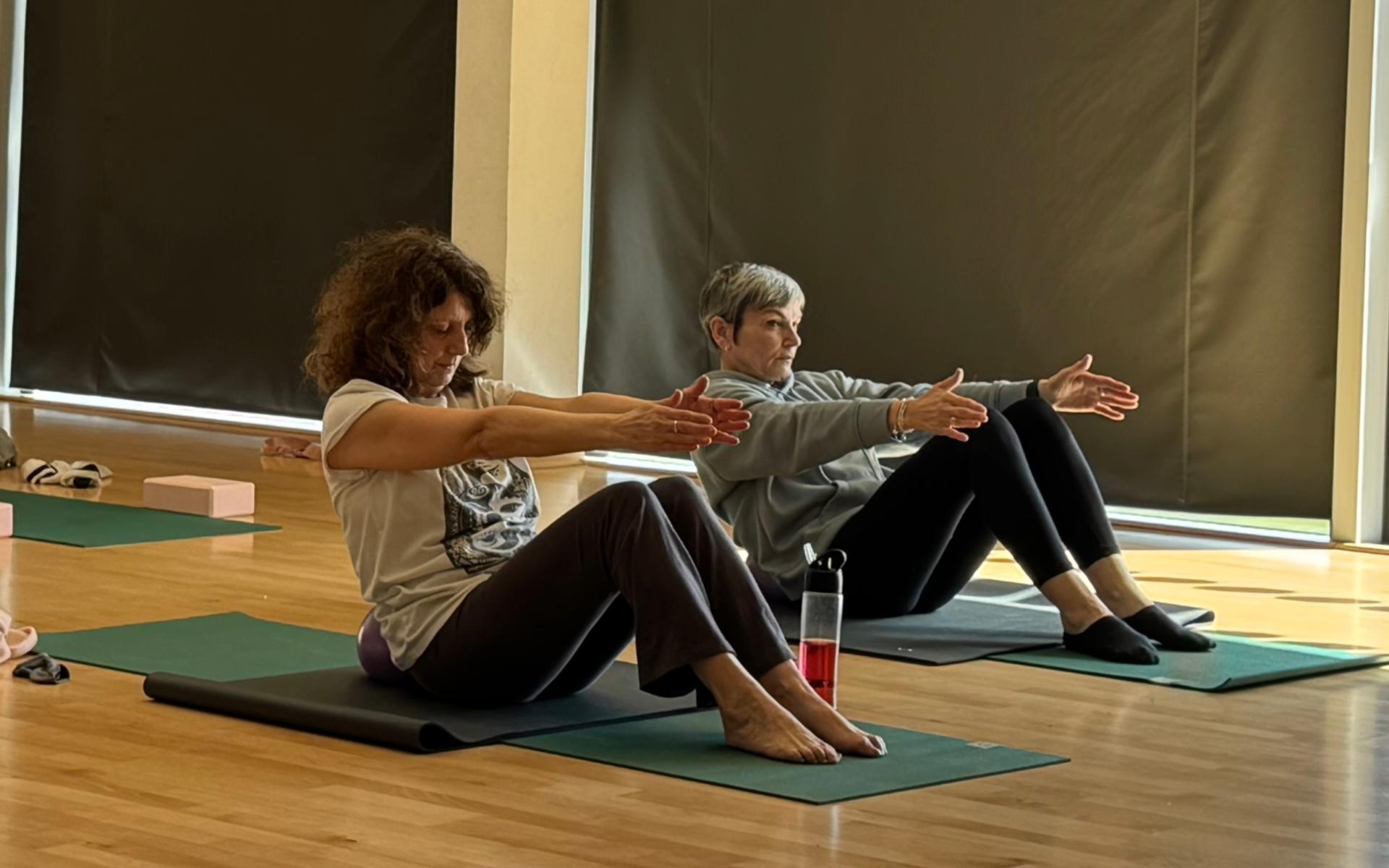 Women participating in a DCCT Pilates session
