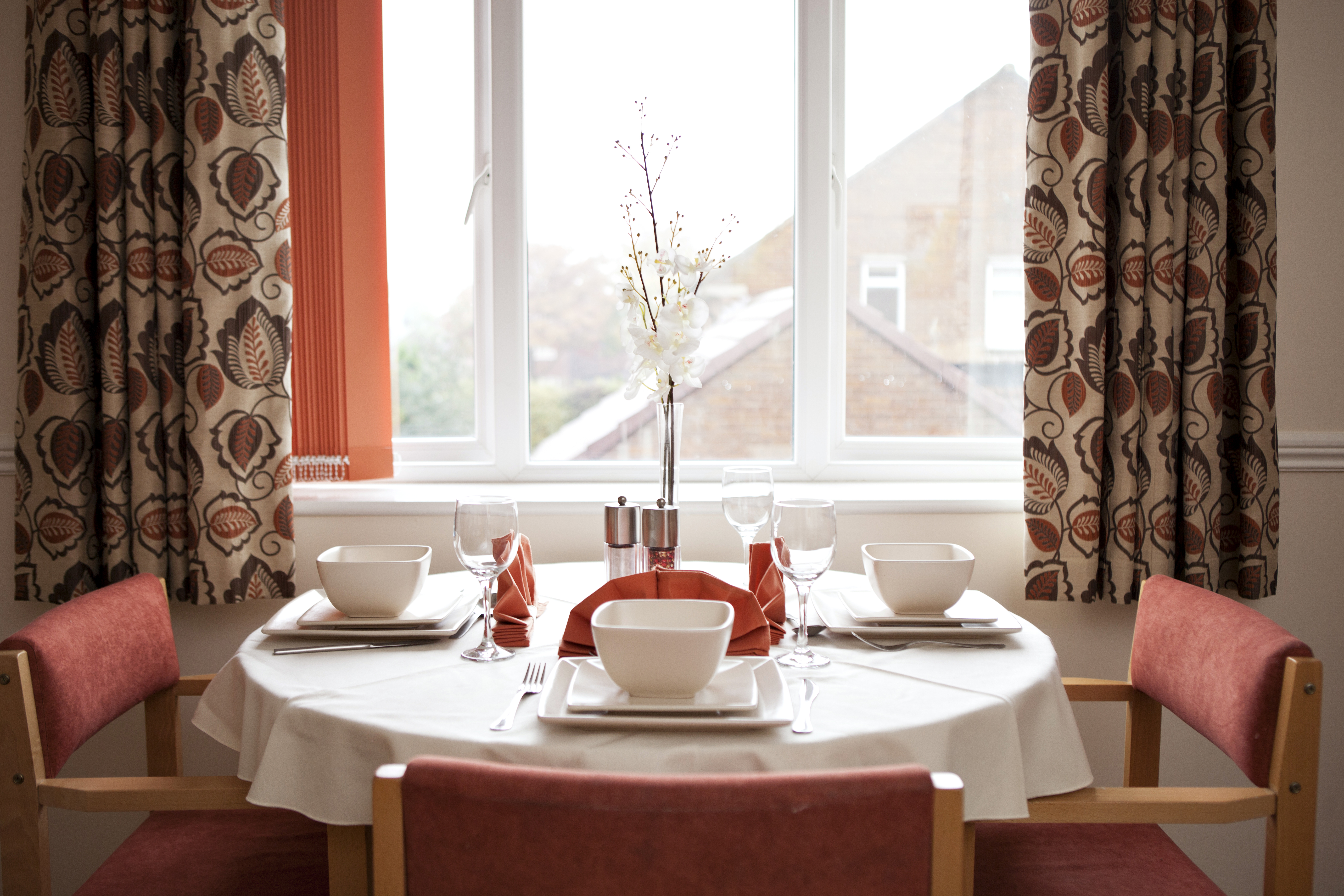 Church walk dining room food exemplar rochdale care home greater manchester complex needs