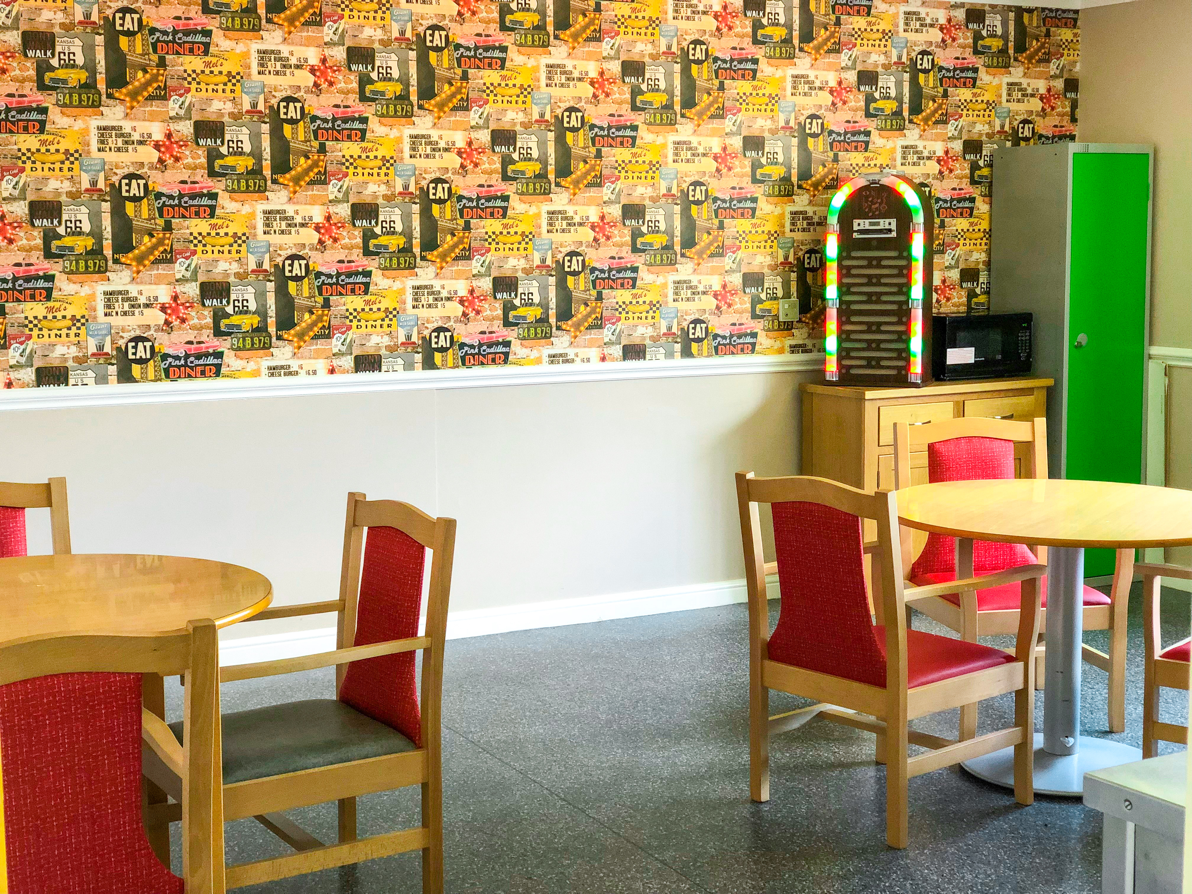 Thames house CQC dining room exemplar rochdale care home greater manchester complex needs