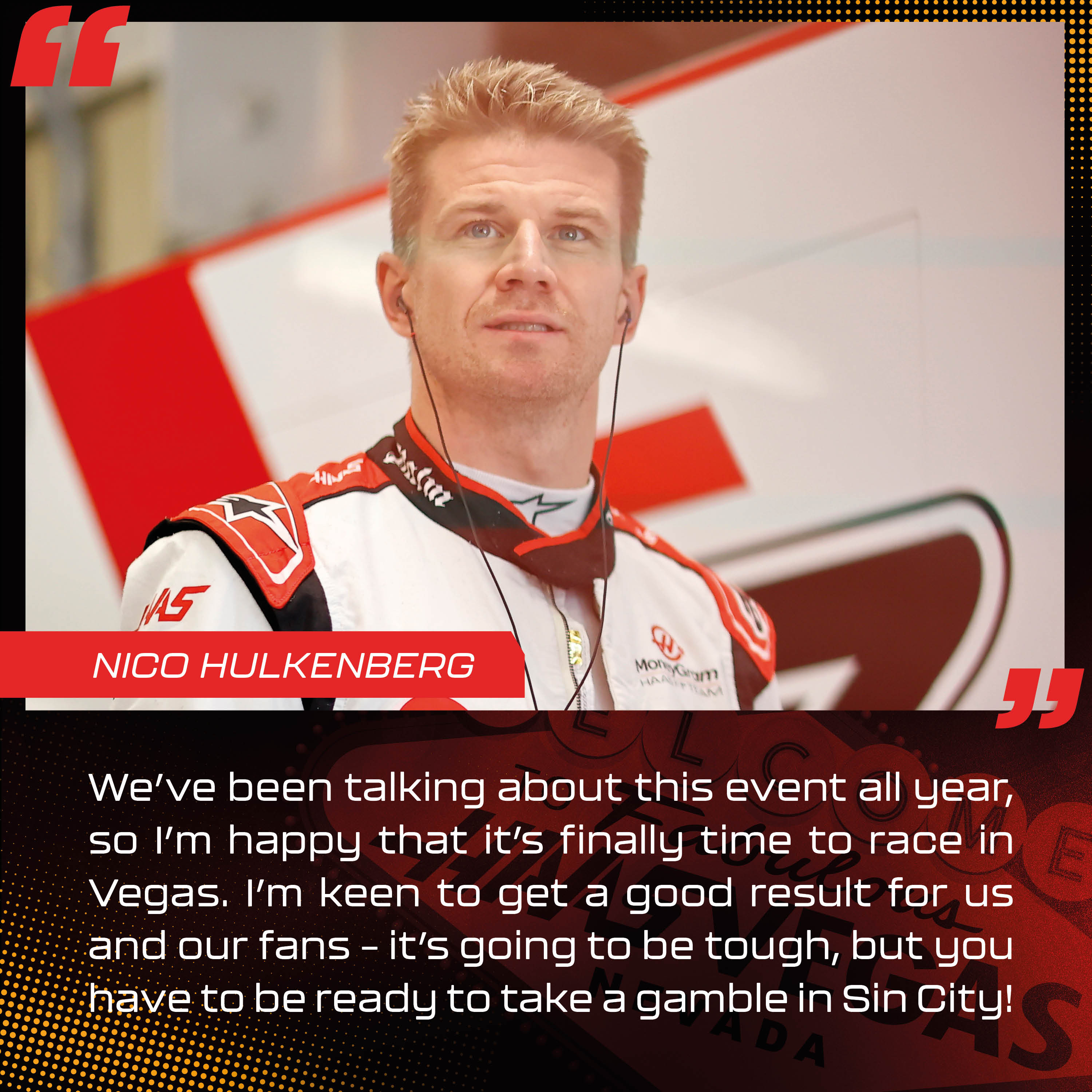Nico Hulkenberg, equipo MoneyGram Haas F1