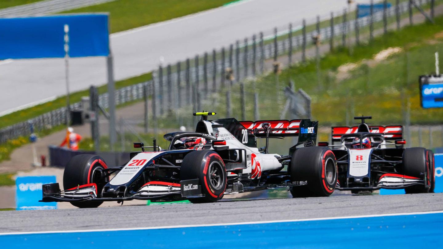 Kevin Magnussen and Romain Grosjean