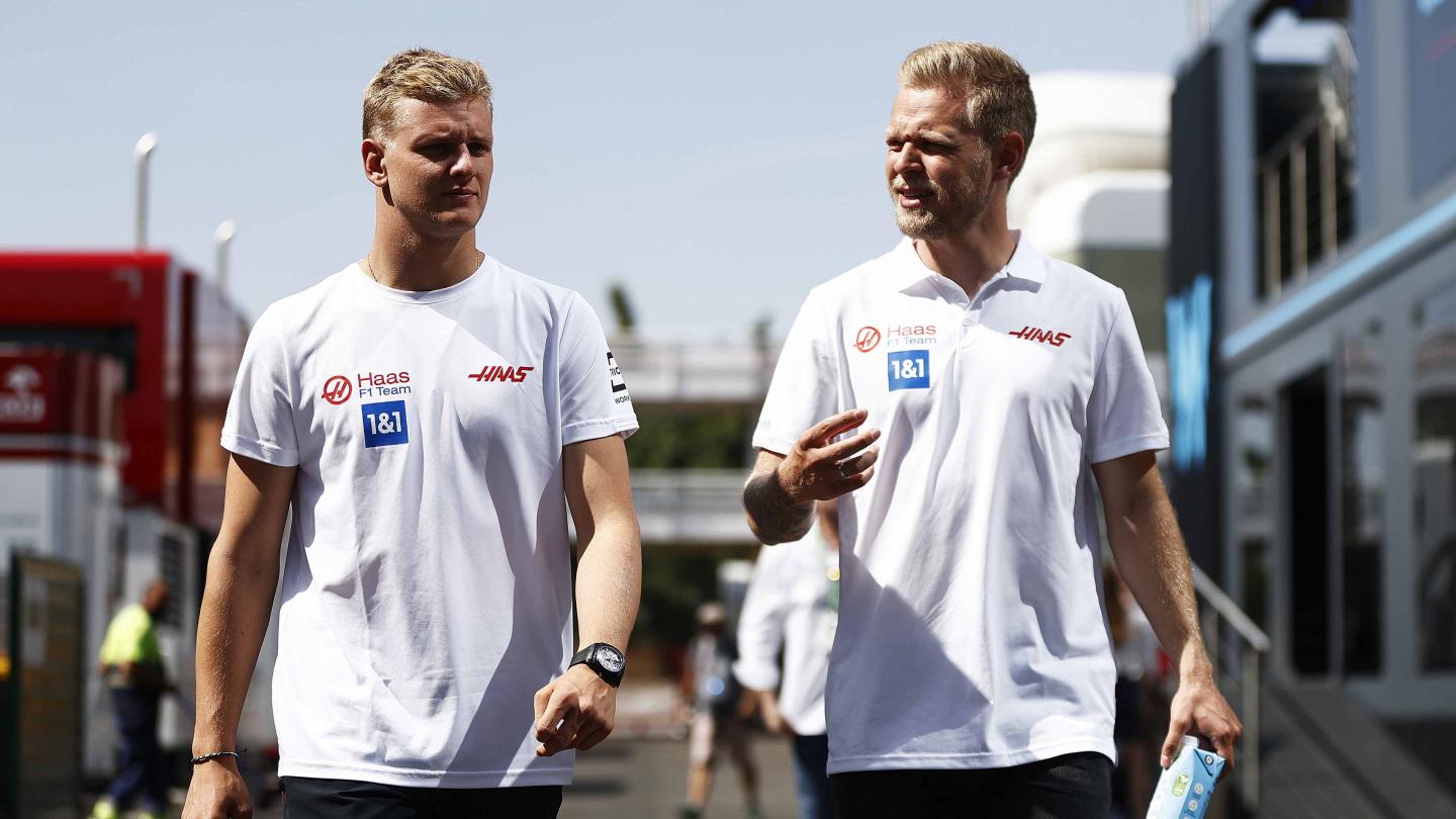 Kevin Magnussen and Mick Schumacher