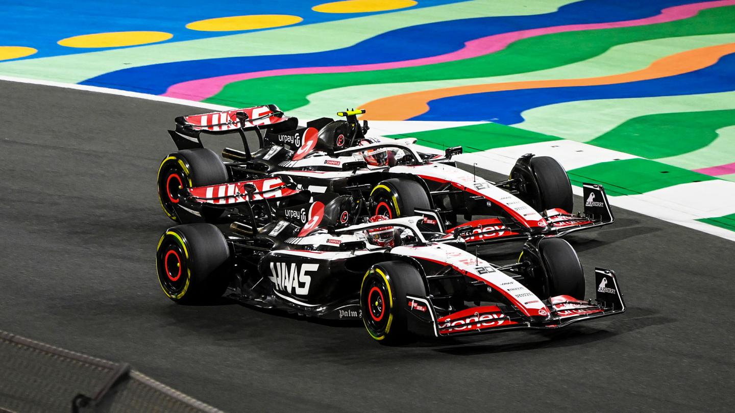 Kevin Magnussen and Nico Hulkenberg, MoneyGram Haas F1 Team