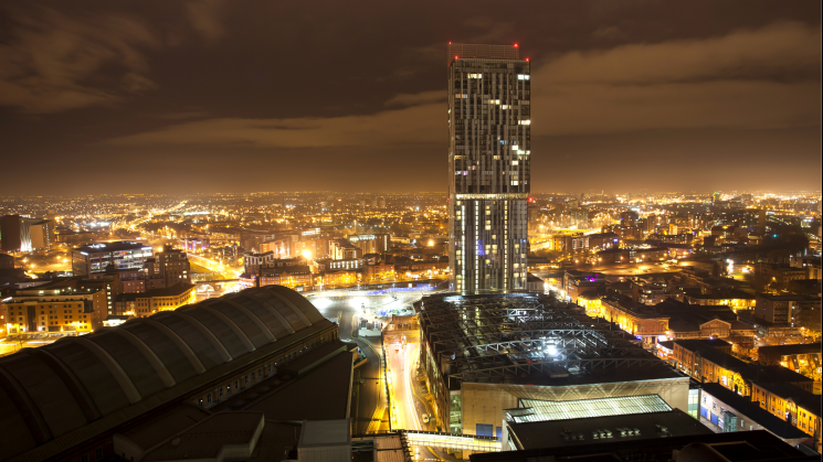 Manchester City Centre Skyline