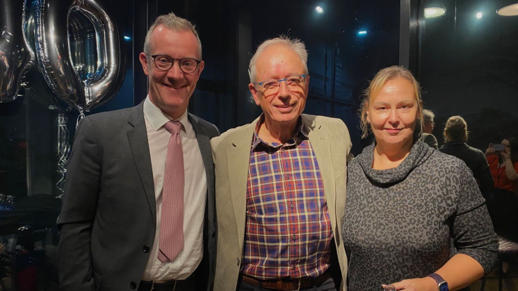 Managing Partner Tim Potter, Founder Malcolm Hurst, and Business Services Partner Helen Besant-Roberts