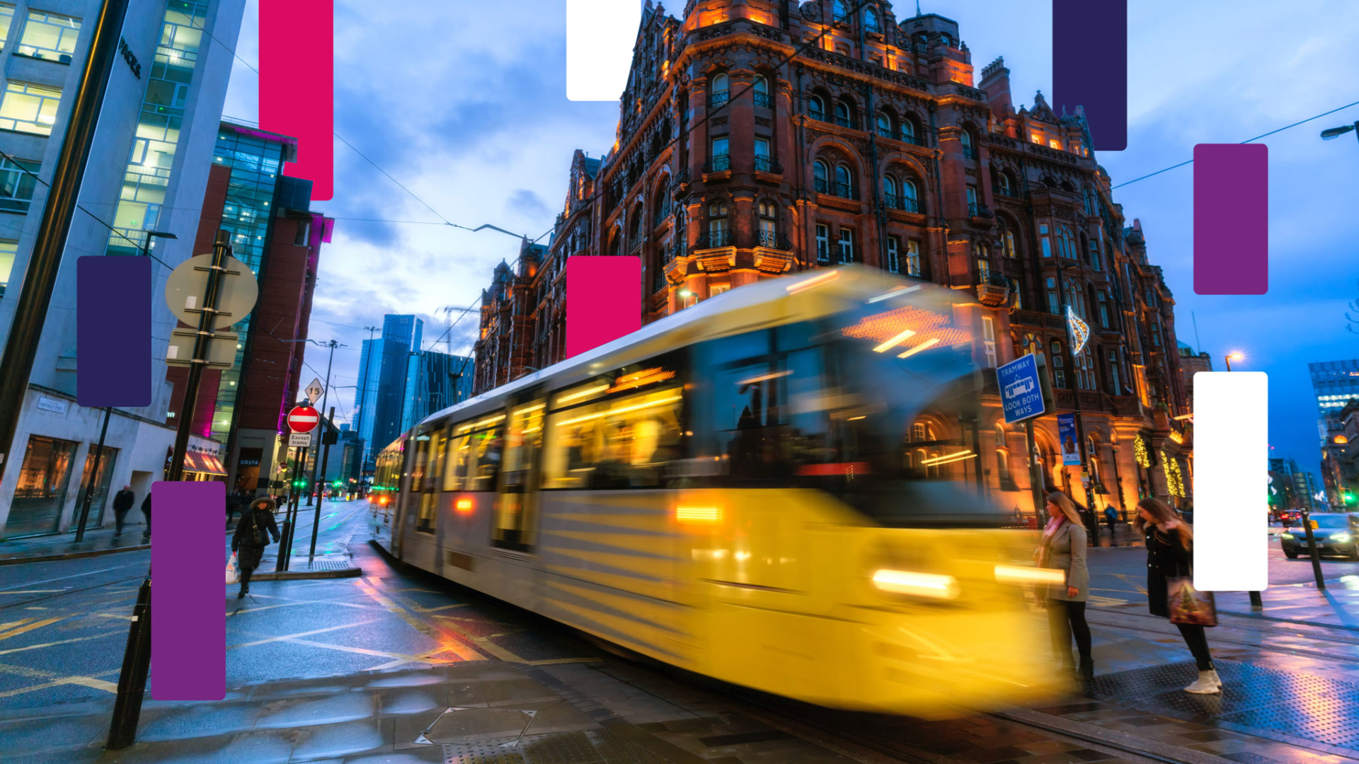 Manchester Tram - city centre image