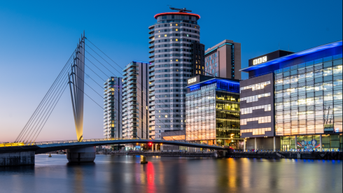 MediaCity skyline