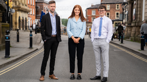 Oliver Cross, Ellie Wild and Jack Moore
