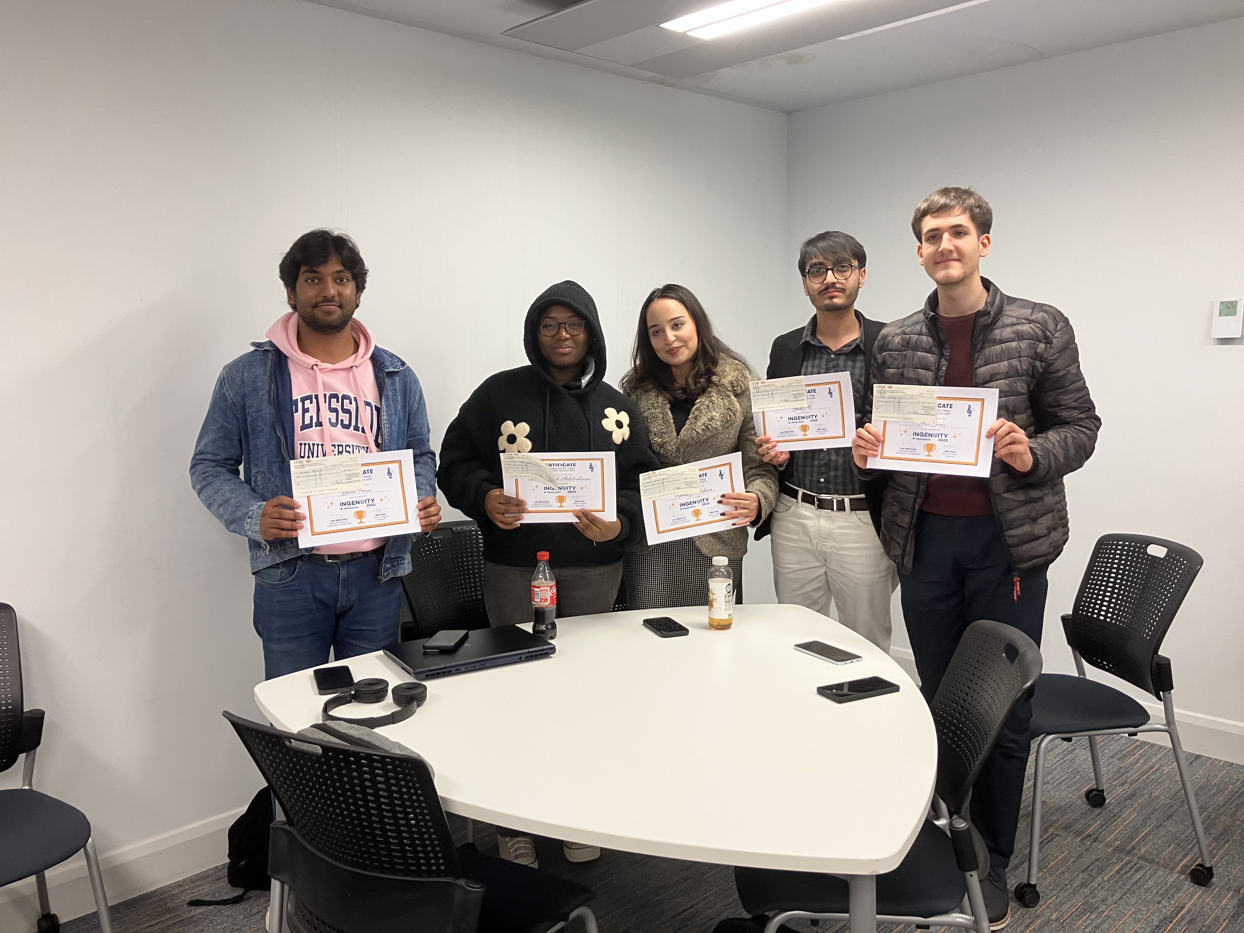 Students at Hackday