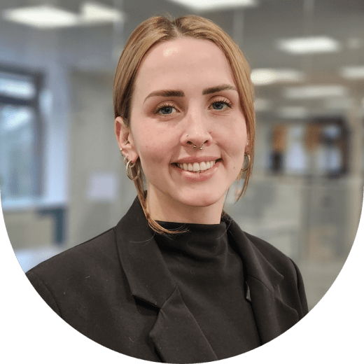 Lady with hoop earrings