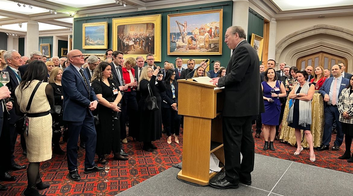 Guests at the City of London Chamber first anniversary event